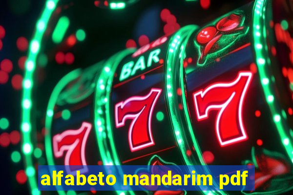 alfabeto mandarim pdf